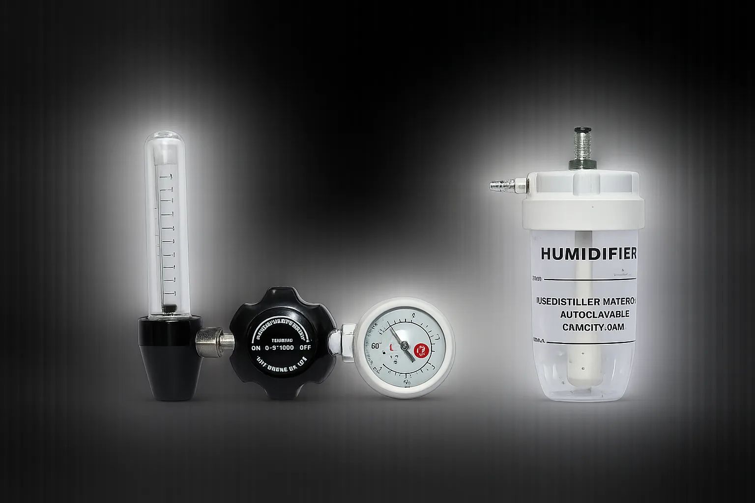 FA Valve with Humidifier Bottle