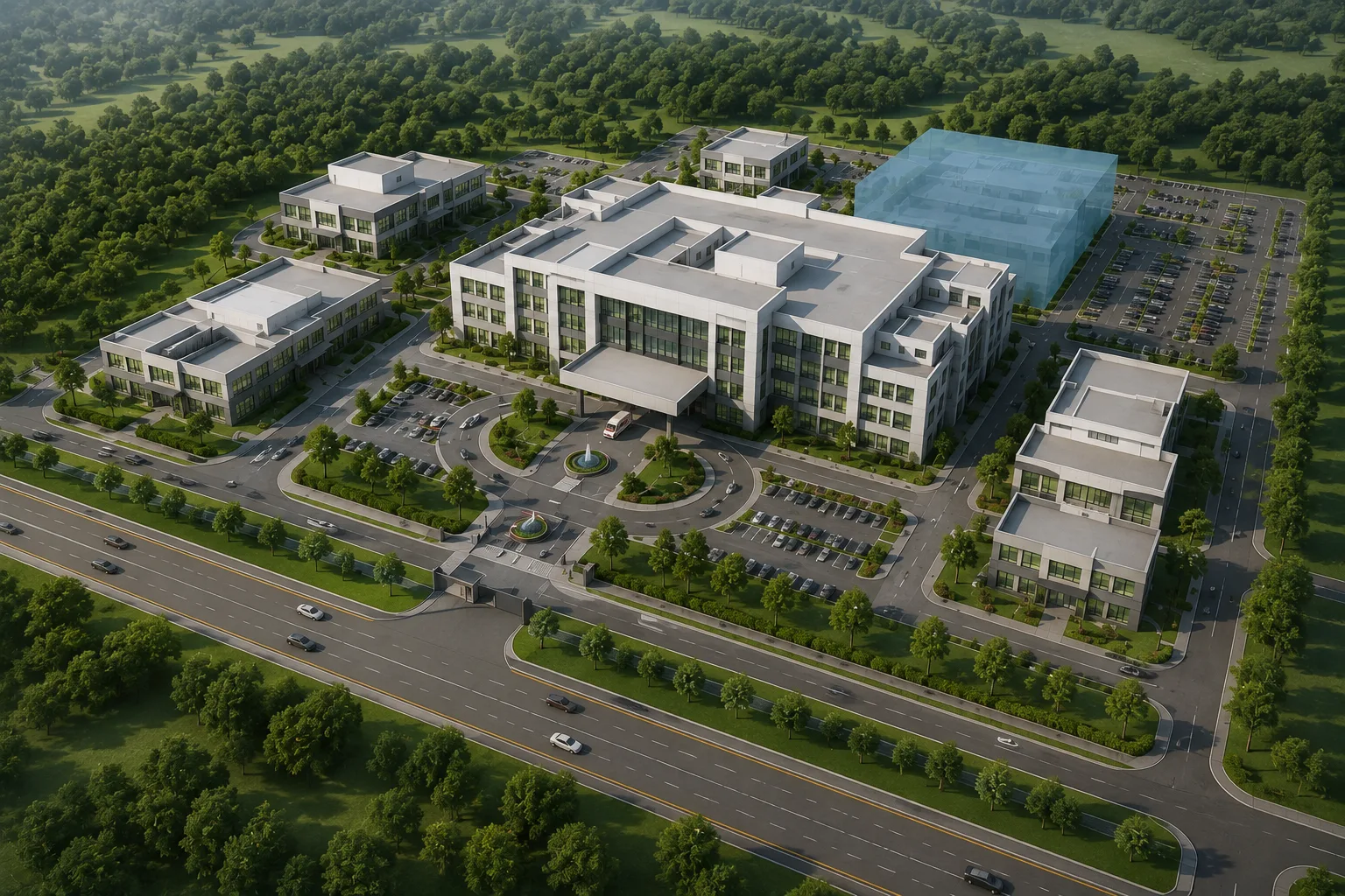 Medical Campus Aerial View