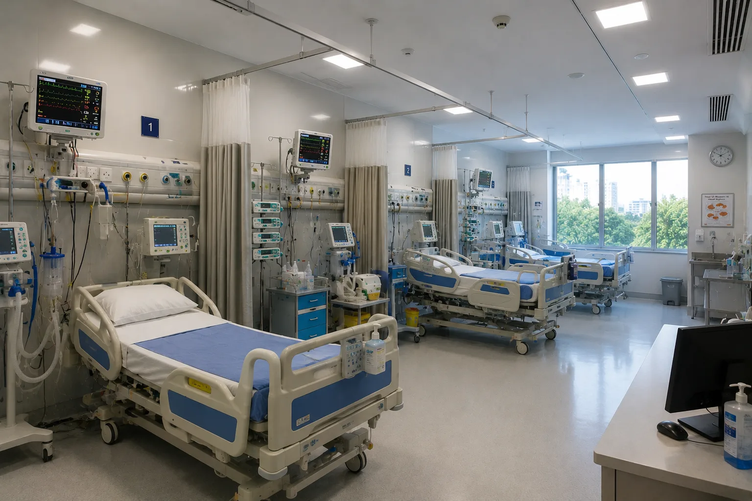 ICU Setup & Critical Care Infrastructure — illustrative photograph