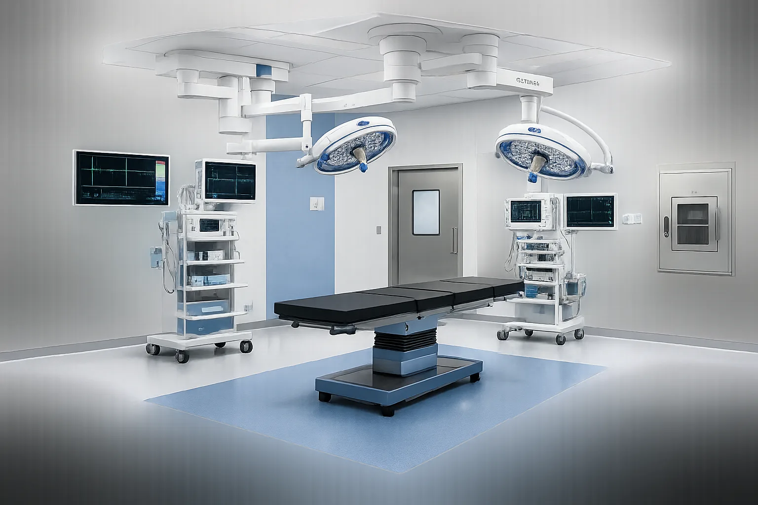 Modern operating room with advanced equipment